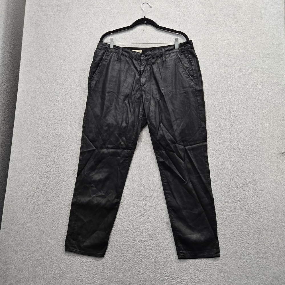 AG Adriano Goldschmied Women Pants 31R Black Dress Pants‎ The Tristan Tailored